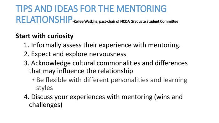 Tips And Ideas For The Mentoring Relationship Kellee Watkins Page 001